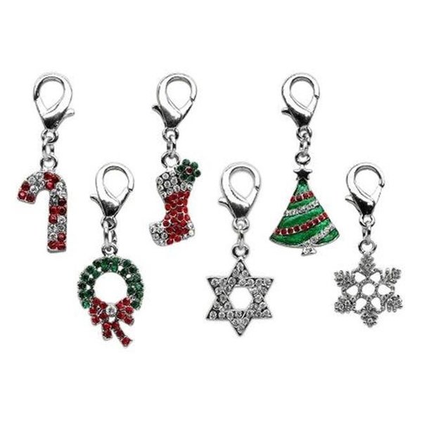 Unconditional Love Holiday lobster claw charms  -  zipper pulls Star of David . UN751525